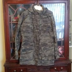 Camouflage Jacket with Hood